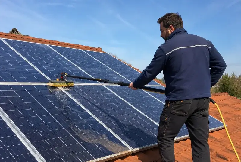 Nettoyage et entretien de panneaux solaires à Plaisance