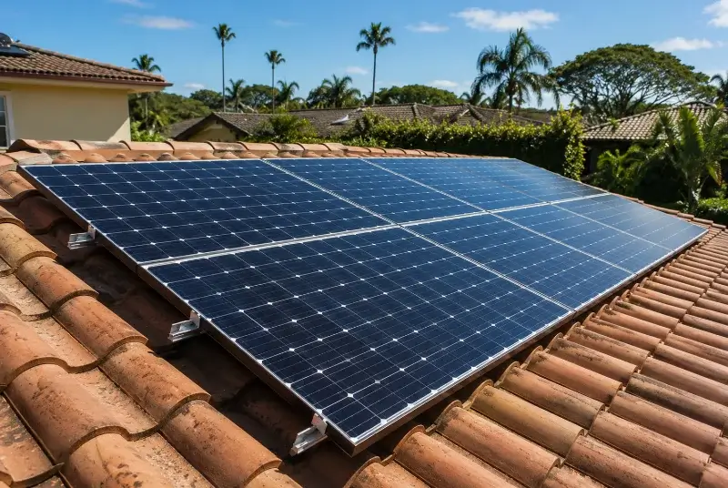 Installation de panneaux solaires à Plaisance